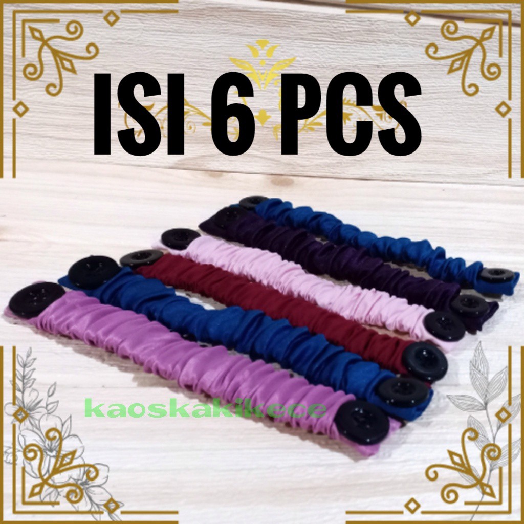 [isi 6 pcs] Pengait Masker Hijab Cantik Konektor Masker Earloop Kekinian