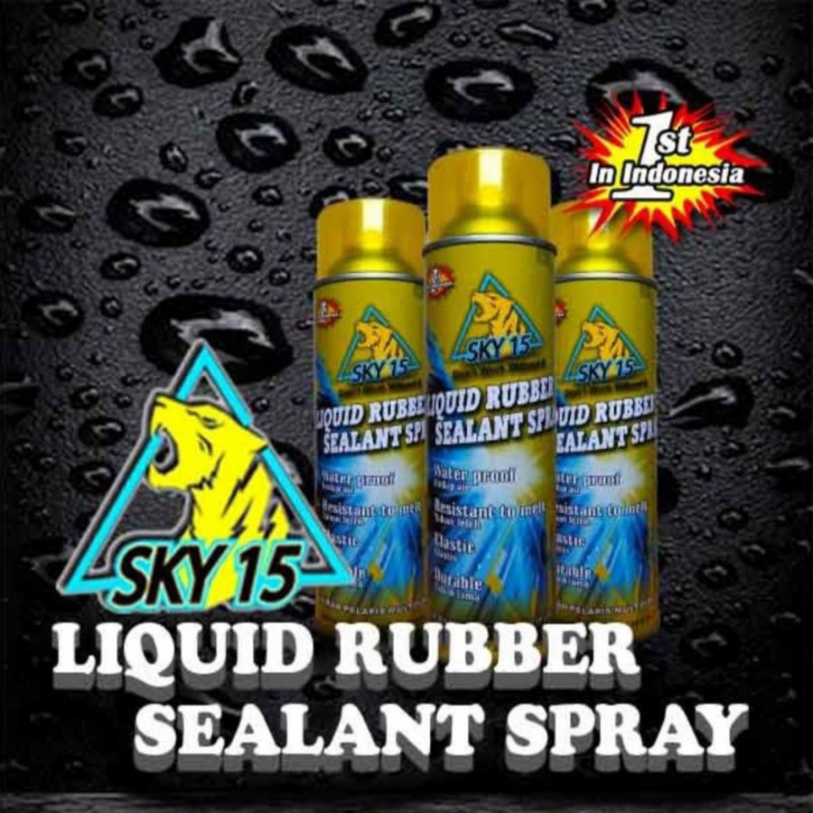 Cairan Anti Bocor Water Proof LIQUID RUBBER SEALANT SPRAY SKY 15 500ml