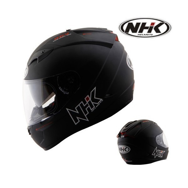 HELM NHK GP 1000 SOLID HITAM DOFF GP1000 FULL FACE