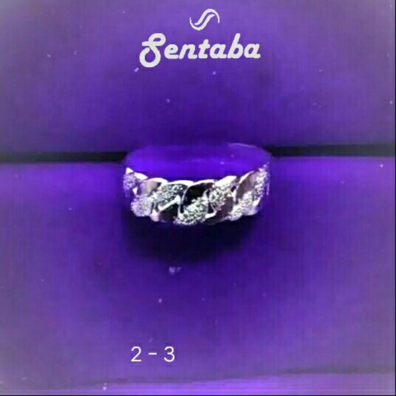 Cincin Rantai Perak Murni