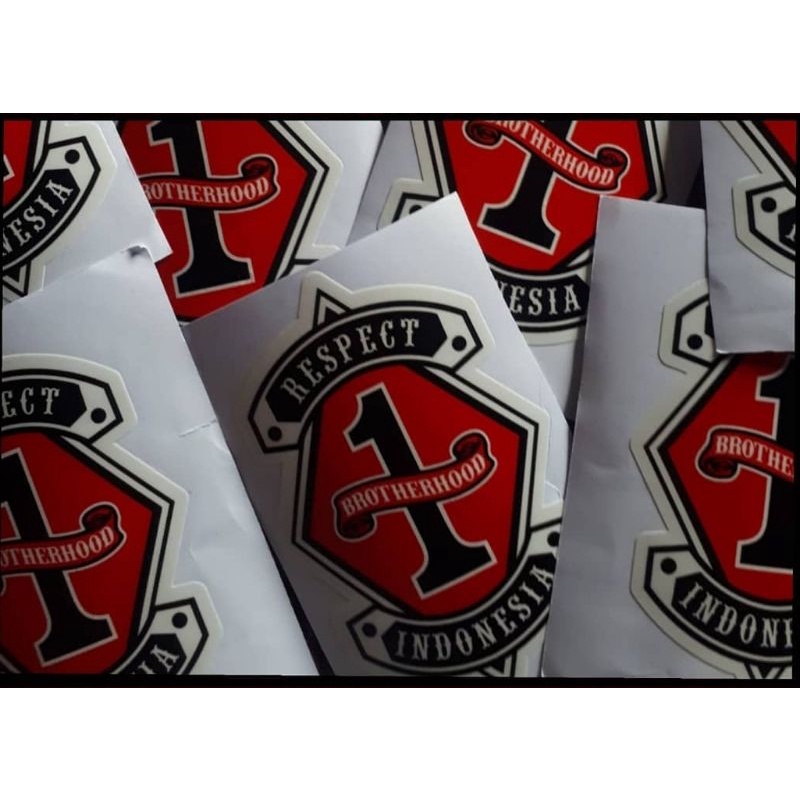 Sticker Printcut Bikers Brotherhood MC "ROB Indonesia"