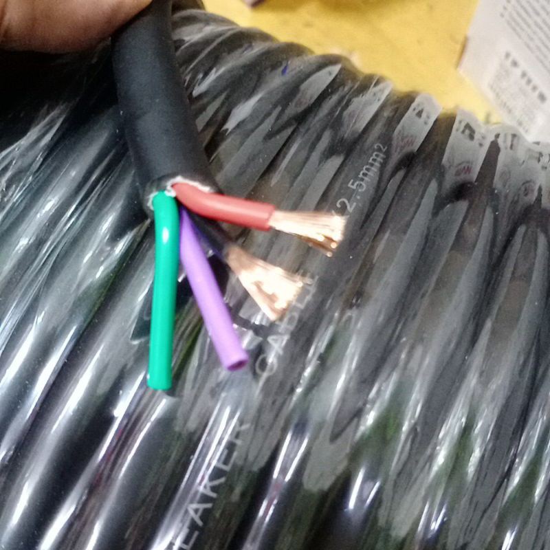 Kabel speaker merk schulz 4x2,5mm original  dijual per 10m