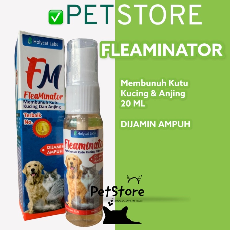 Obat Kutu Kucing dan Anjing FLEAMINATOR