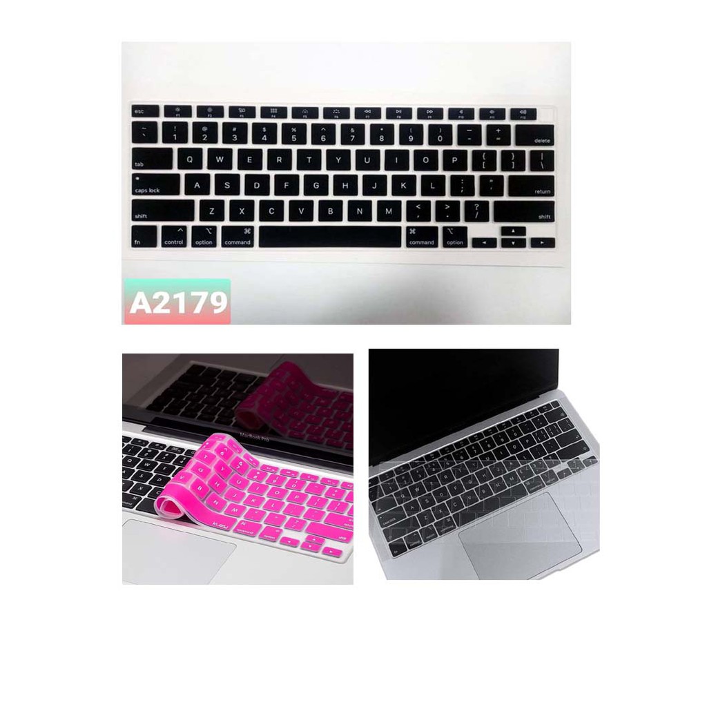 Silicone Keyboard Cover Macbook Air 13 Inch A2179 Touch ID Retina 2020 clear