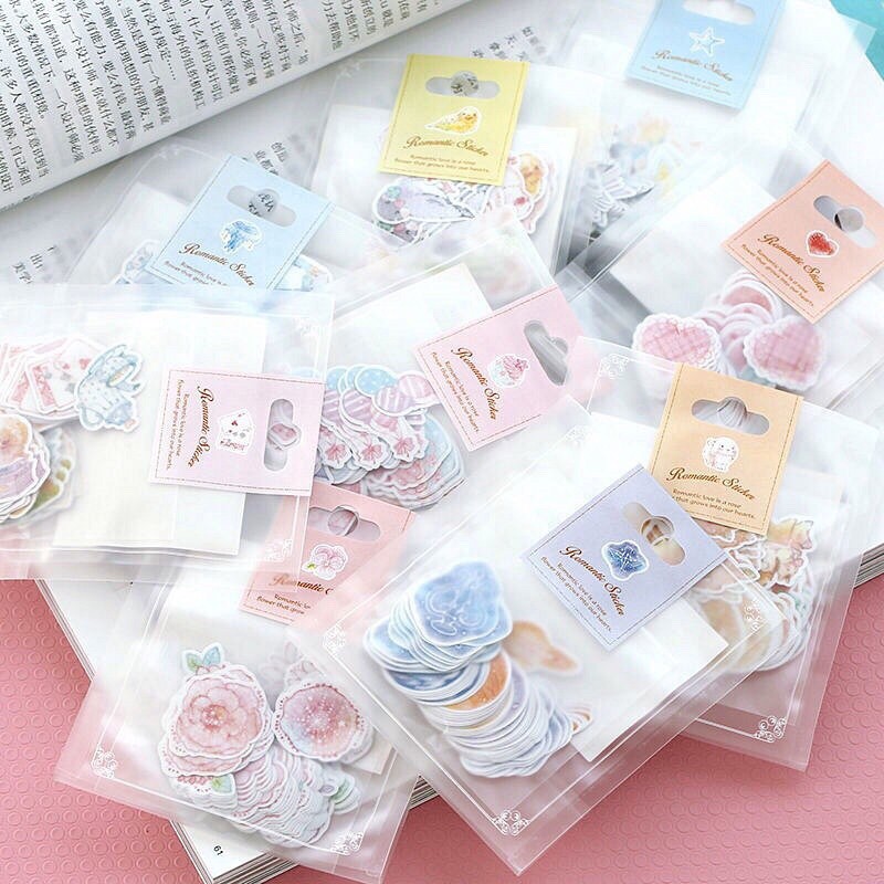 

70pcs Paper Sticker scarp book bullet journal laptop