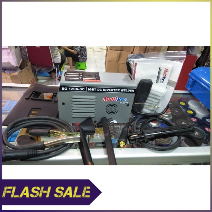 Mesin   trafo las inverter 450 watt 120 A MULTIPRO EG 120A SC