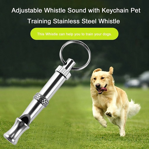 Pluit Alat Bantu Latih Anjing Ultrasonic Burung Whist Metal Silver Peluit Ultrasonic