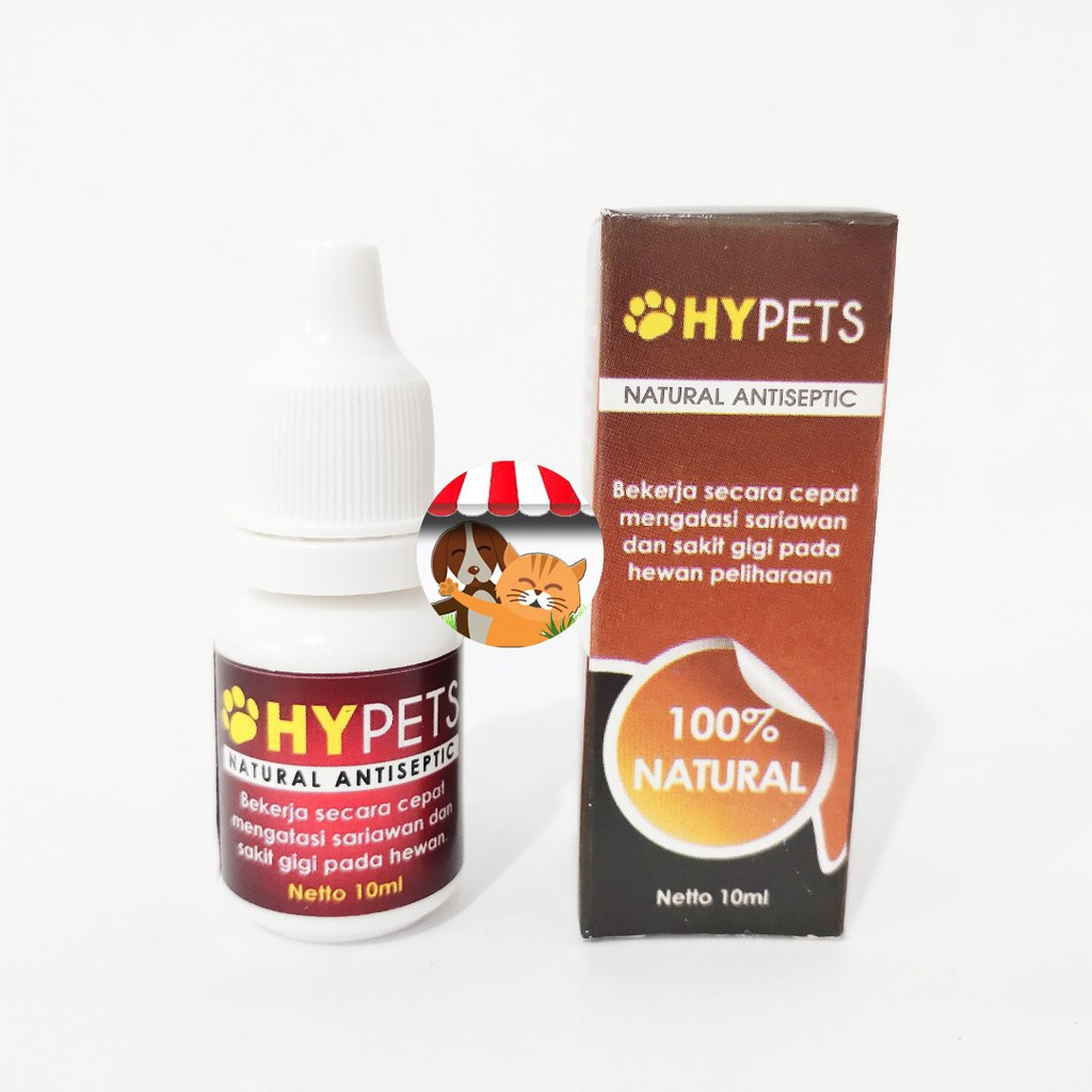 Obat Sariawan Infeksi Gigi Mulut Kucing Anjing Kelinci Hewan Hypets