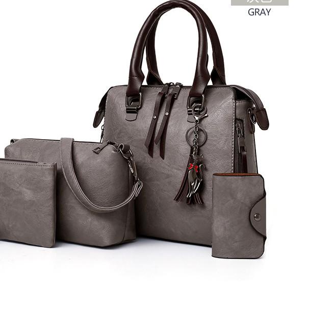 ✾ TASFASHION FW6551 4 in 1 HANDBAG WANITA IMPORT JAKARTA 157180 BQ2445 JT819624 LT1496 EL458 GT1662 