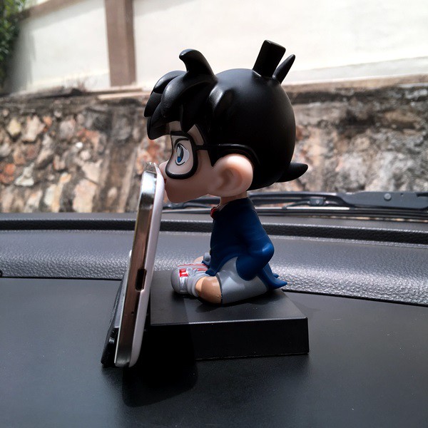 Boneka Figure Miniatur Pajangan Mobil Stand DETEKTIF CONAN Goyang Kepala Shacking Head Toy