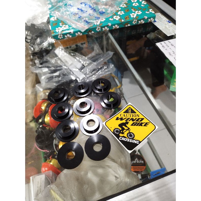 BMX Race Fork Adaptor 20mm to 10mm untuk Fork Carbon Box Answer Bombshell Thrill Polygon Meybo