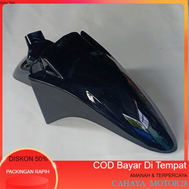 Termurah Bodi Motor MURAH . Cover Spakbor Slebor Depan Motor Vario 110 Karbu Lama Hitam Terbaru / Te