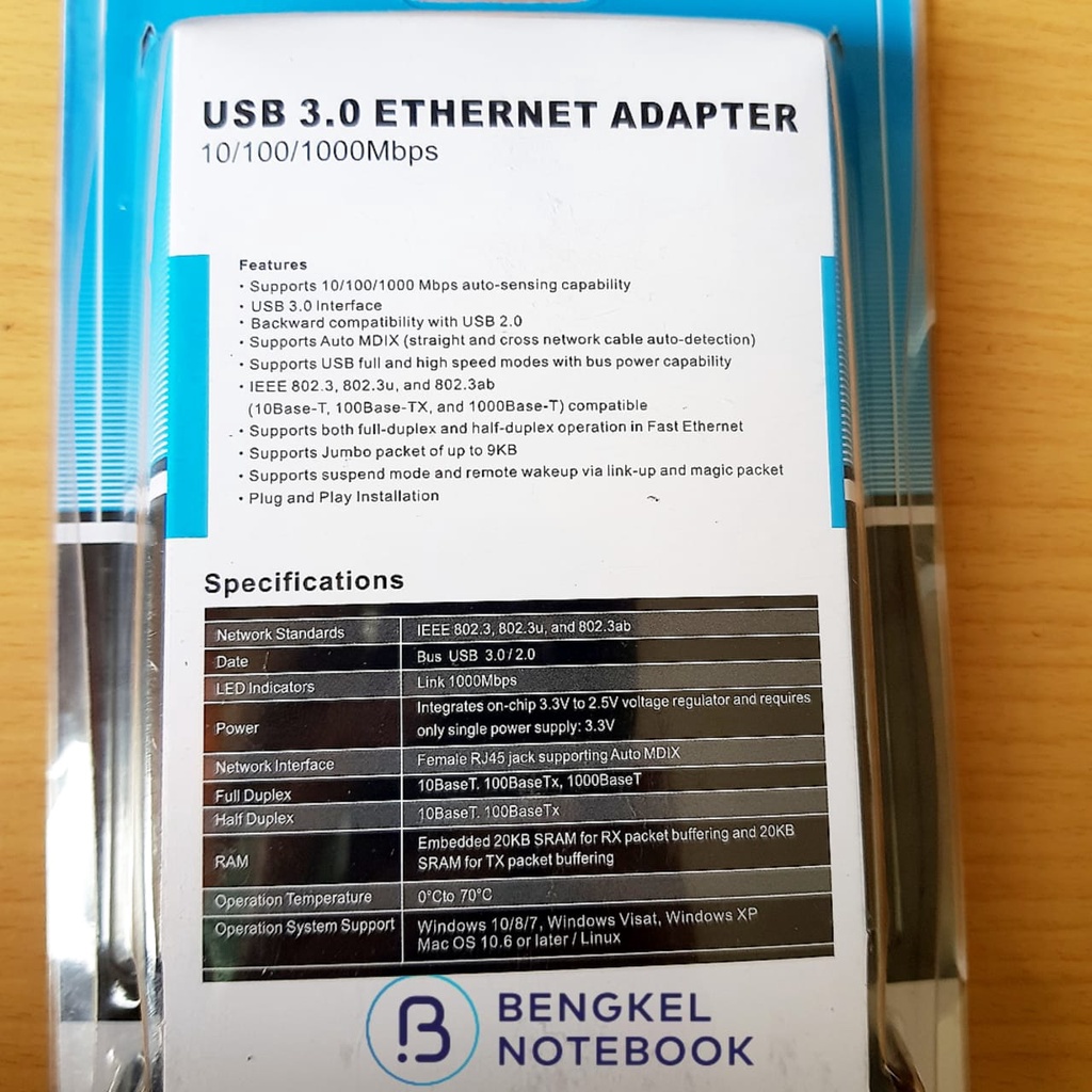 Converter USB 3.0 To Gigabit Lan