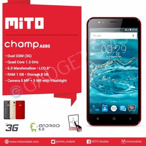 Mito A880 Champ 5 3g 1 8gb Shopee Indonesia