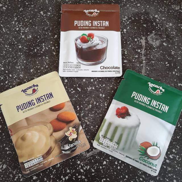 

Puding instan puding bebas gula rendah karbo