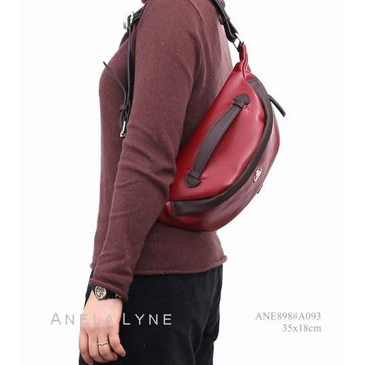 ANELA LYNE BOMBA WAIST BAG TWO TONE 898#A093 ORIGINAL