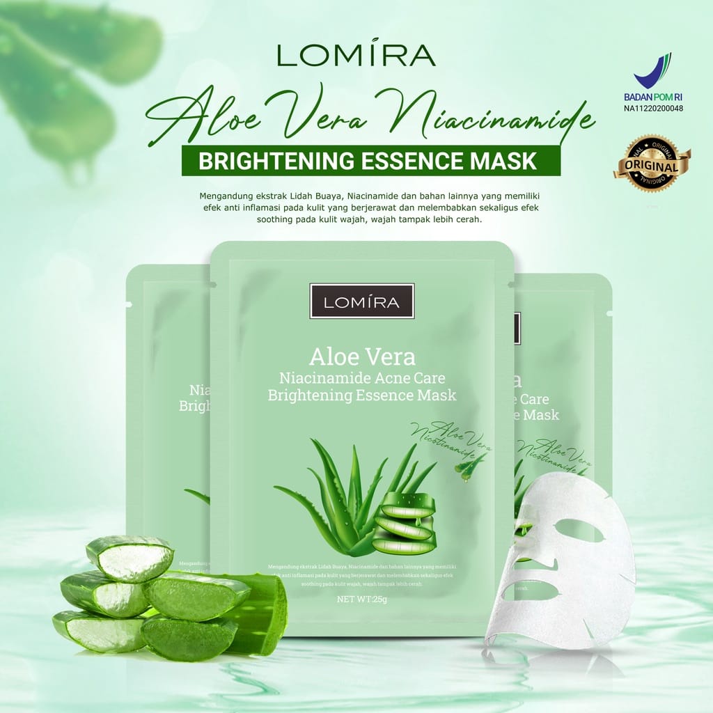 ❤ PAMELA ❤ MASKER LOMIRA BPOM SHEET MASK