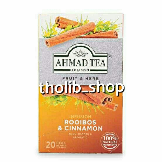 

Ahmad tea rooibos & cinnamon blend 20's