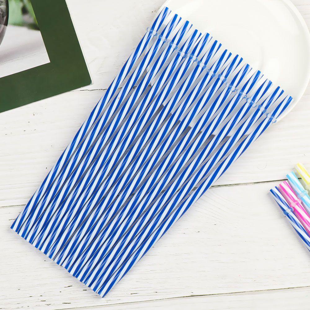 Top Sedotan Minum Reusable Colorful Plastik Perlengkapan Pesta