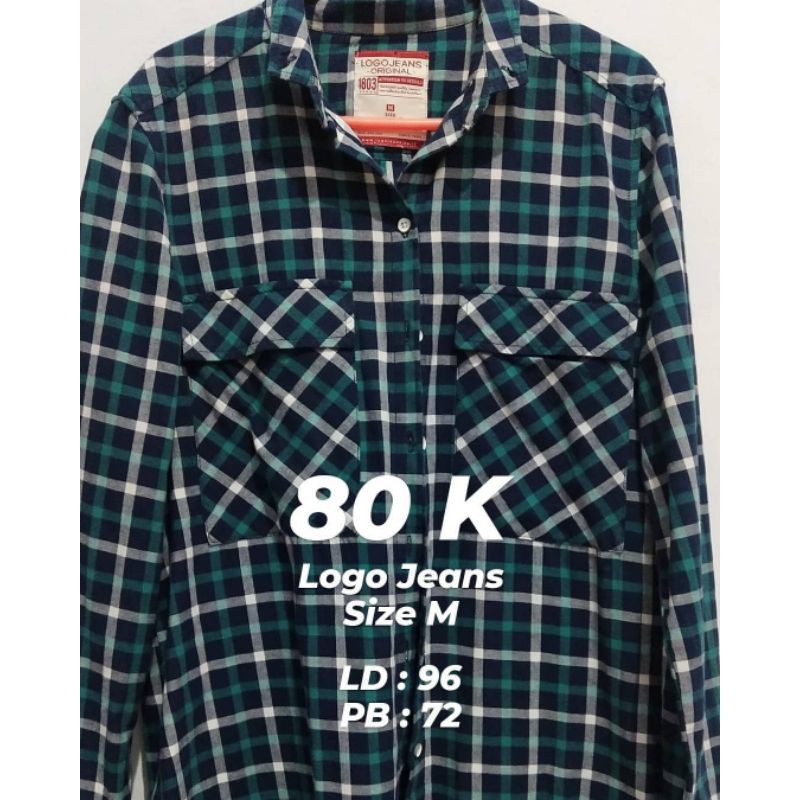 Kemeja Logo Jeans