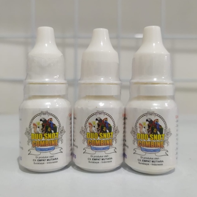 Duo Snot Combine obat snot mata bengkak untuk burung love bird kenari blackthroat sanger falk macau