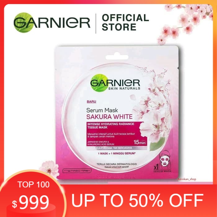 Garnier Serum Mask Sakura White [Masker]