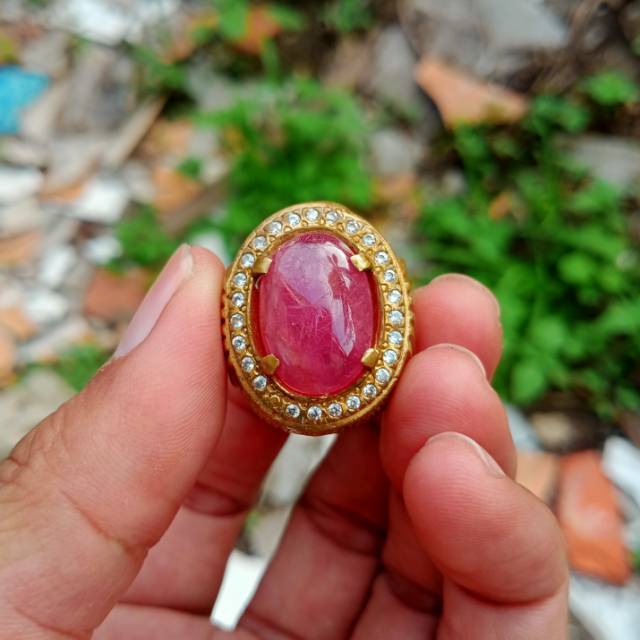 Batu permata natural rubi afrika bukan jamrud safir yakut yaman pancawarna bacan junder motif phirus