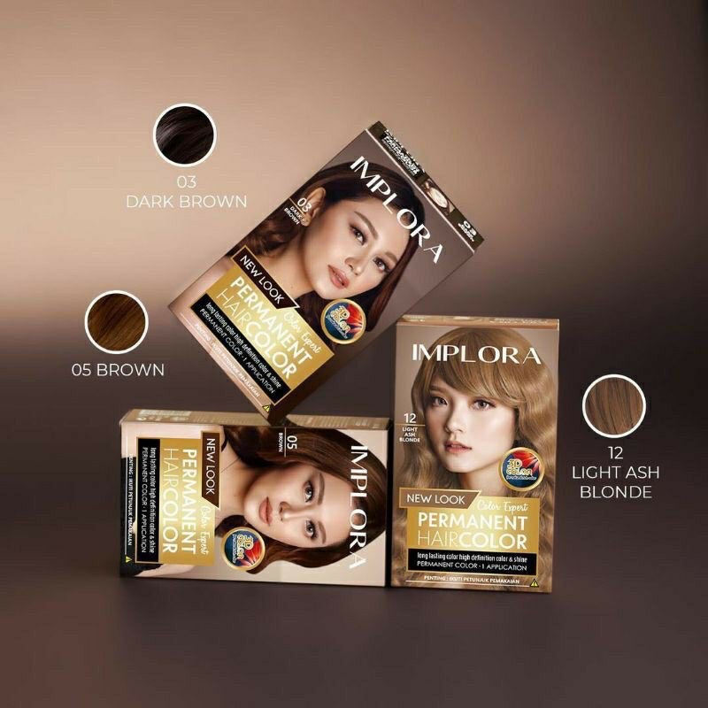 [COD] NEW LOOK Permanent Hair 3D Color For Natural Rich Color Semir Rambut Implora