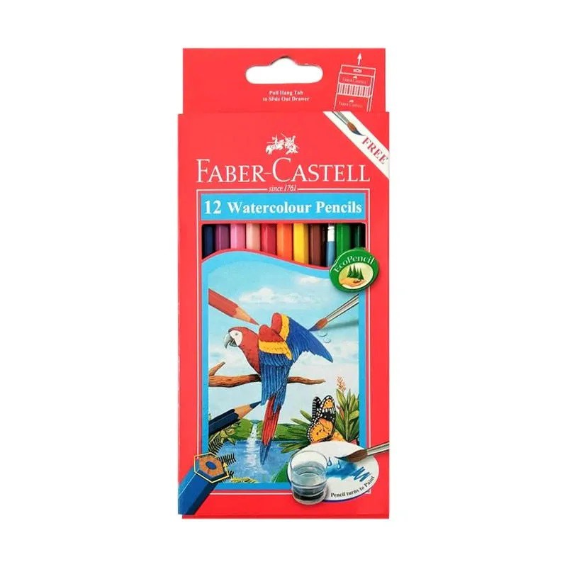 

Pensil Warna Watercolour Faber Castell 12 Warna