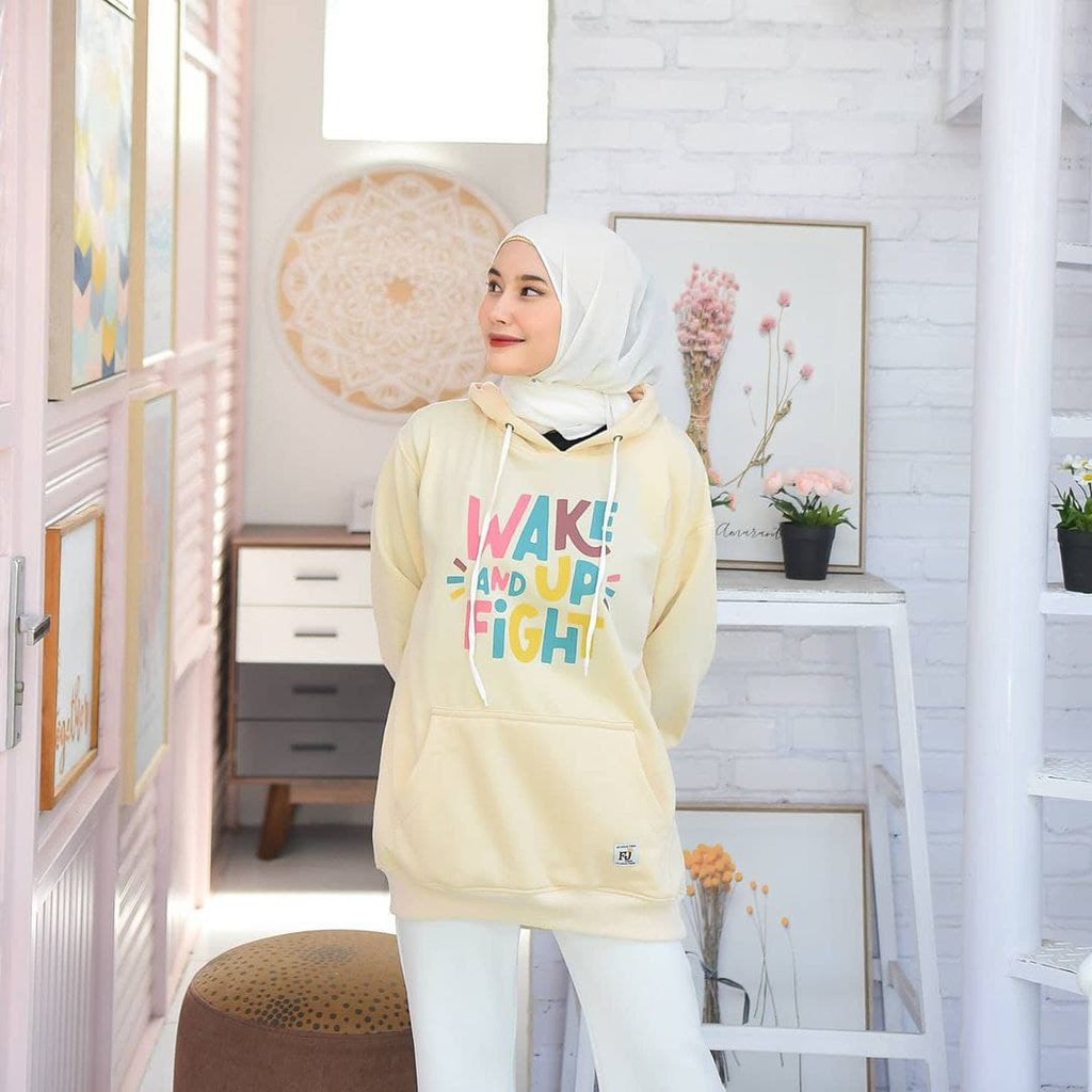 Nara Grosir - Wake Up | Fashion Terkini | Sweater Termurah