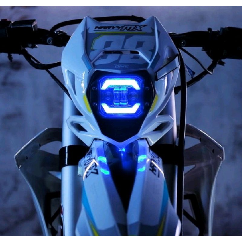 lampu depan klx crf KTM original dan lampu bemper jeeb