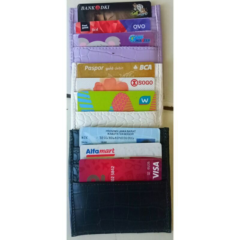 REALPIC!! CARD HOLDER CROCO/DOMPET KARTU ATM/DOMPET UANG/DOMPET KARTU