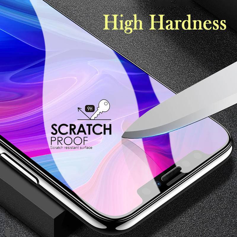 Anti Blue Light Screen Protective For iPhone 11 12 Pro Max Mini  7 8 Plus X XS Max XR SE 2020 Tempered Glass Armor