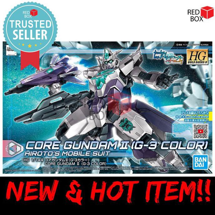 CUCI GUDANG HG Core Gundam II G-3 Color HGBD HGBD:R Bandai Gunpla Build Divers G3