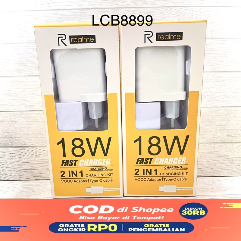 CHARGER REALME C17 C25 C25S ORIGINAL 100% FAST CHARGING 18W TYPE C