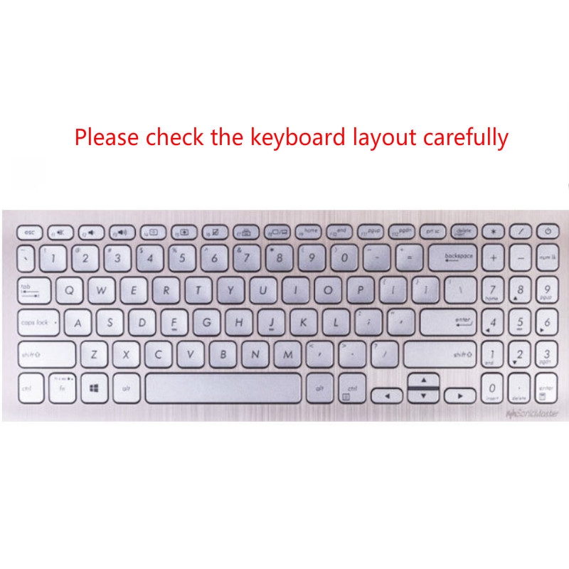 Cover Pelindung Keyboard Laptop Bahan Silikon Lembut Ultra Tipis Untuk Asus Y5200 I5 15.6 Inch