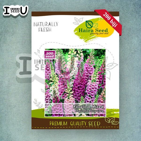 Haira Seed Bibit-Biji Bunga Foxglove Mix