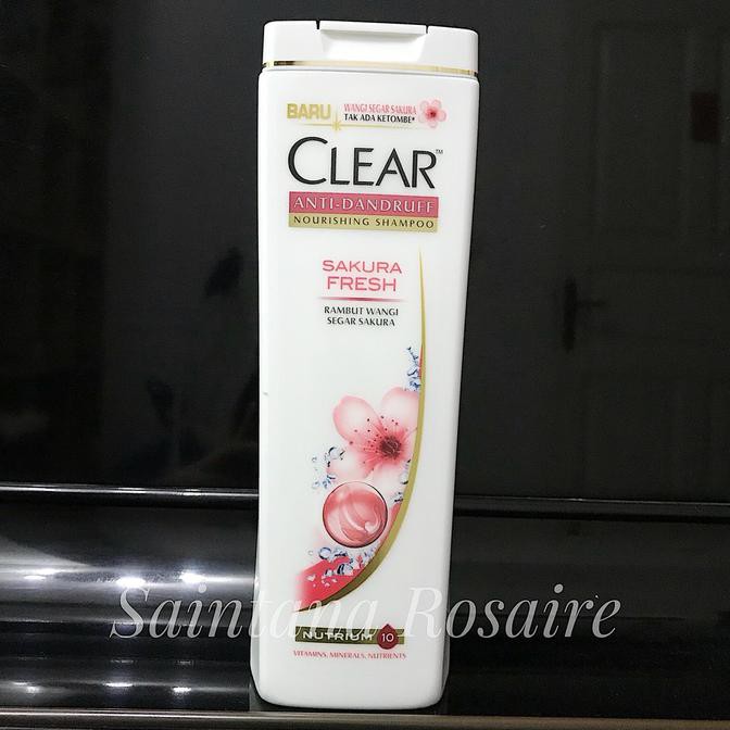 shampoo Clear Shampoo Sakura Fresh 340 ml Wangi Sakura Sampo Clear