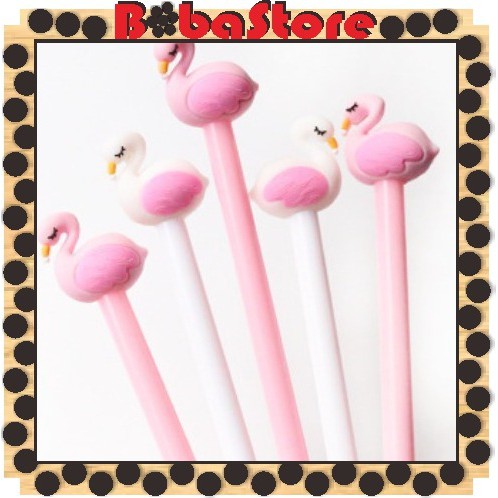

⭐Bobastore⭐R206 Pulpen Karakter Flaminggo Pena Angsa Gel Cair Stationary Alat Tulis