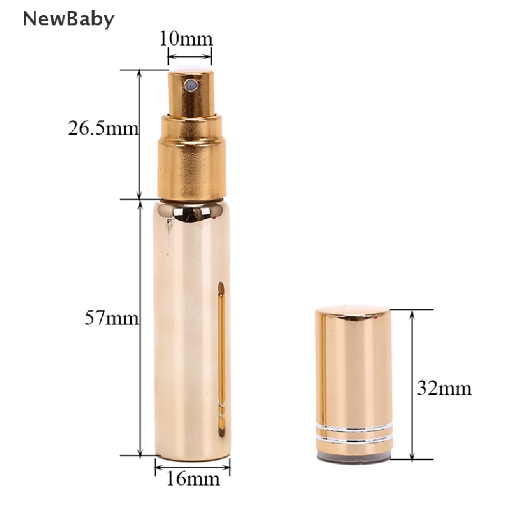 Newbaby 1pc Botol spray Kosong 10ml Untuk Parfum / Kosmetik