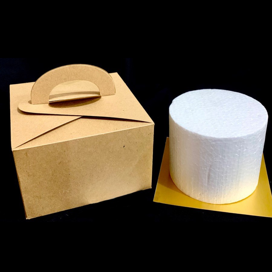 Box Tenteng Kotak Dus Kue Cake Box Bento Dus Packaging Hampers Box Lunch Box Cake Uk 15.5x15.5x10 cm