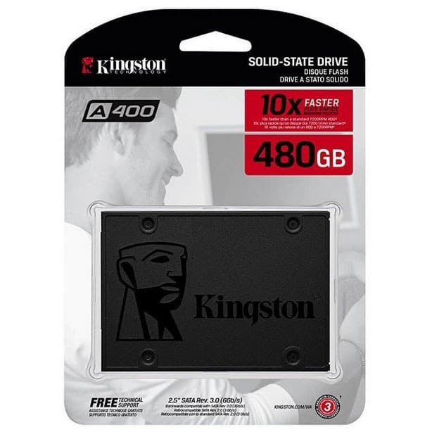 SSD KINGSTON A400 480GB SATA3 SOLID STATE DRIVE ORIGINAL SSD 2.5&quot;