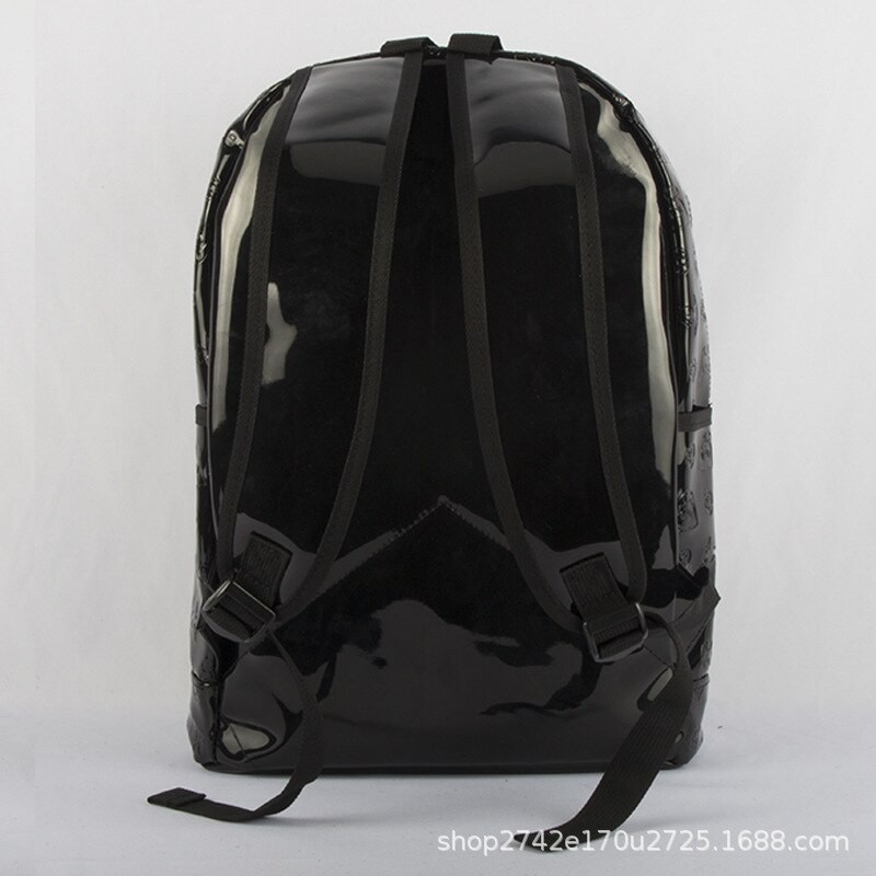 leather school backpack