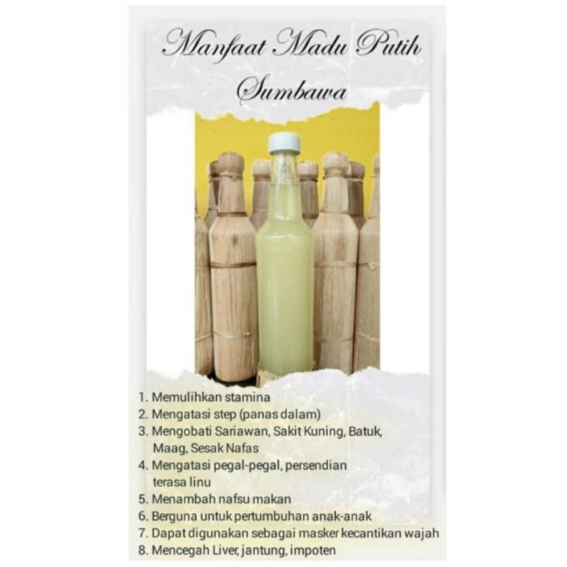 

Madu Putih Sumbawa