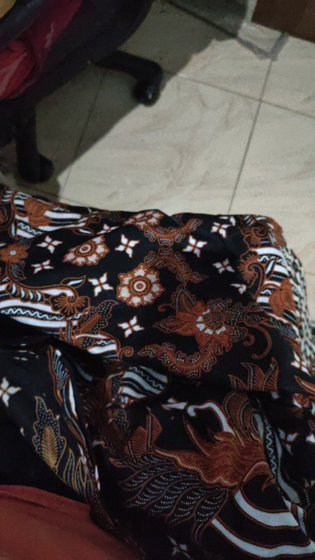 Kemeja Pria Batik Jumbo 4l-5l Atasan Baju Hem Batik Big Size Ukuran Besar Seragam Rhn