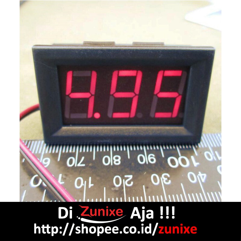 VOLTMETER DIGITAL DC 4.5-30V 0.56IN LED RED