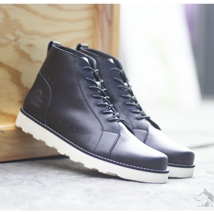Sepatu Boots Casual Pria Kulit Asli Premium High Quality Model Terbaru BSC MALAMUT ORIGINAL Sepatu B