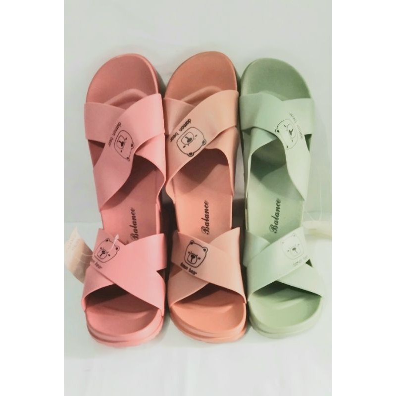 sandal selop silang karet