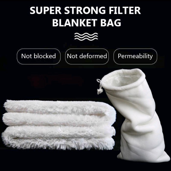 FILTER COTTON BLANCET BAG FILTER SOCK SUMP