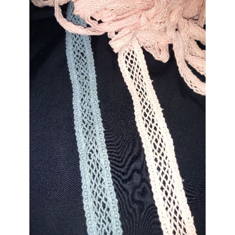 renda kait renda katun renda rajut renda tengah renda jala renda lis renda bunga renda kecil